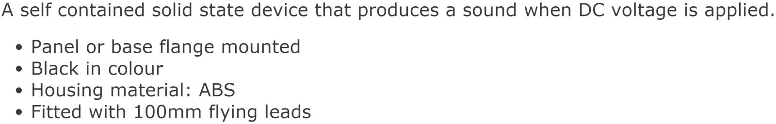 זמזם אלקטרוני לפנל פיאזו PRO-SIGNAL